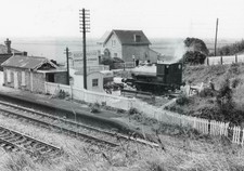 Steam Train Photo With Negative 1338 Cardiff Railway/GWR