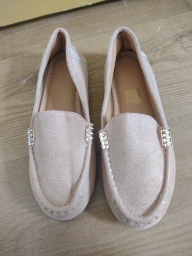 Dusty pink slip - on, loafer