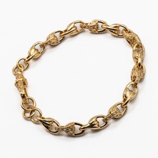 Women 9ct Gold Tulip Pattern