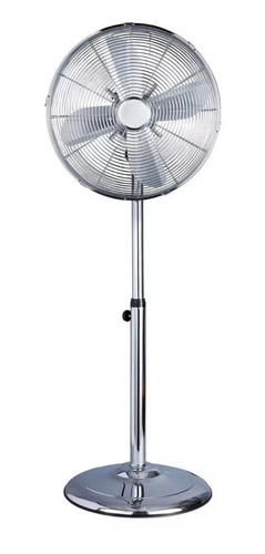 Pedestal floor fan chrome - floor,