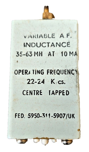 Vintage variable inductance - variable,