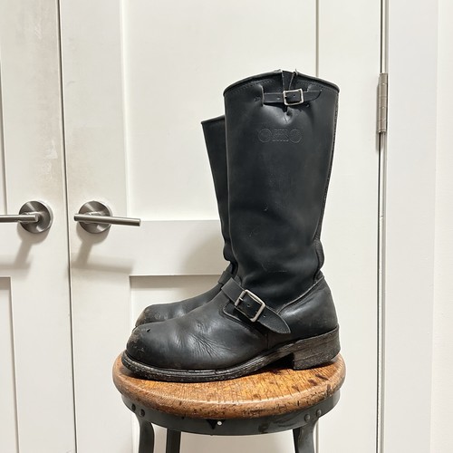 Vintage engineer bike boots - engineer,