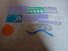 French curves and stencils and flexible curve