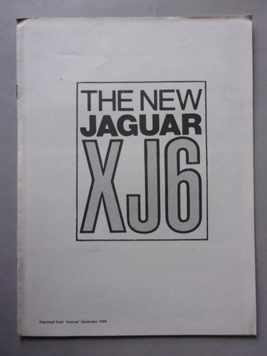 Jaguar xj6 saloon orig - jaguar,