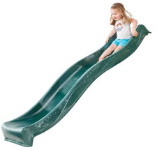 2.2m Slide Wave Kids Outdoor Water Garden Fun Play Toy Playground 3 Years+ Green