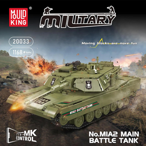 Mould king abrams tank m1a2 - king,