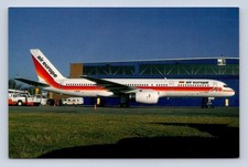 AIR EUROPE BOEING 757 VINTAGE AIRCRAFT POSTCARD AIRLINE AIRPLANE OPERATED BY NFD