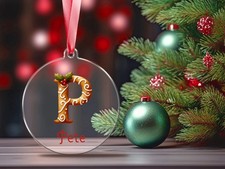 Personalised initial xmas - personalised,