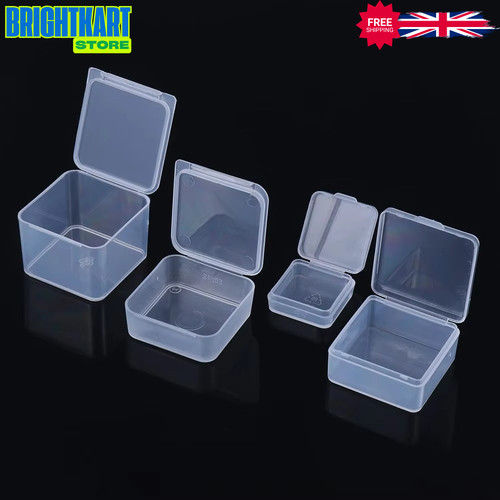 Clear small plastic storage - clear,