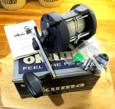 Boxed OKUMA CLASSIC CL 30L MULTIPLIER REEL. Level Wind, 25lb Line MINT CONDITION