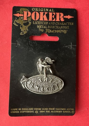 The almighty pin badge - badge, rock
