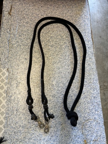 Black nylon roping - black,