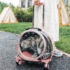 Breathable Pet Carrier Trolley