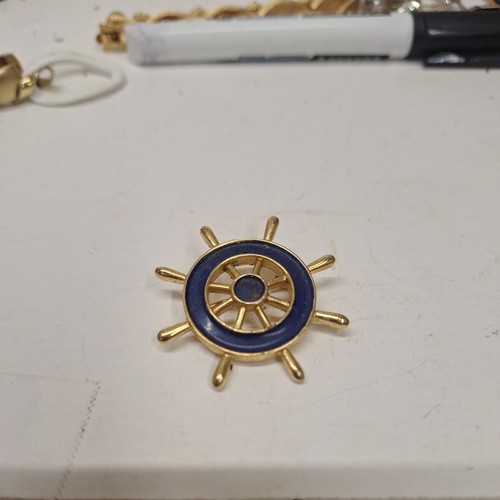Vintage crown trifari cobalt - vintage,