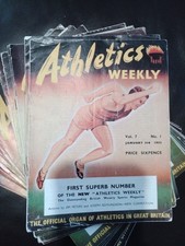 Athletics Weekly 1953 Full year  MAGAZINES