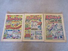 Spike Comics x 3 # 1, 2, 3, DC TOMSON   1983 Fine