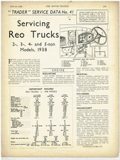 REO (2, 3, 4 & 5-TON) TRUCK
