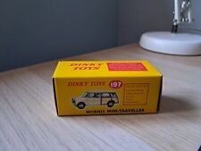 Dinky toys Model of mini traveller green in colour in excellent condition boxed
