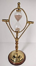 Large Brass 4 Minute Hour Glass Sand Timer