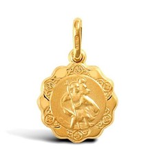 9ct Yellow Gold St Christopher
