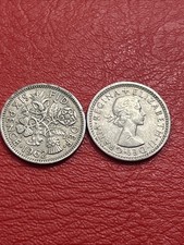1962 Queen Elizabeth Sixpence