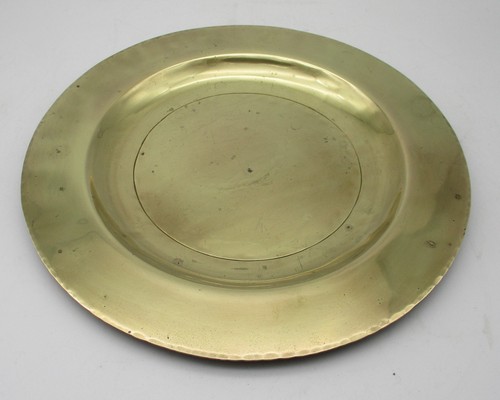 Vintage brass alms dish - vintage, /