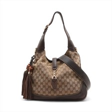 Gucci GG New Jackie Shoulder bag Beige- Pre-owned