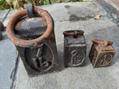 Vintage iron loop weights for - weights,