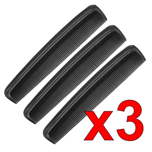 Black hair comb 6 inch - x,