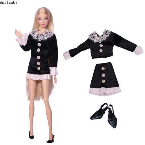 Black white lace fashion - black,
