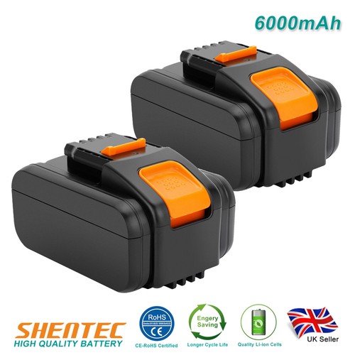 20v 6ah ion battery - 2x, for