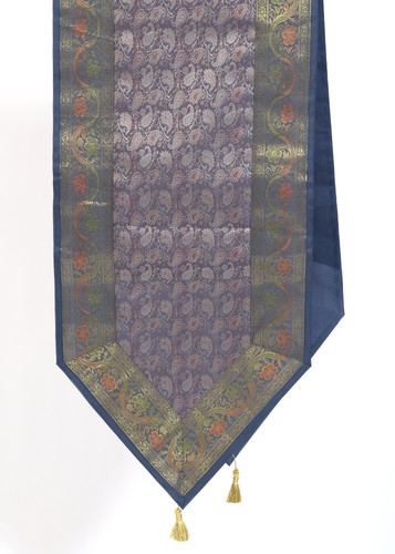 Gray table runner dining decor - gray,