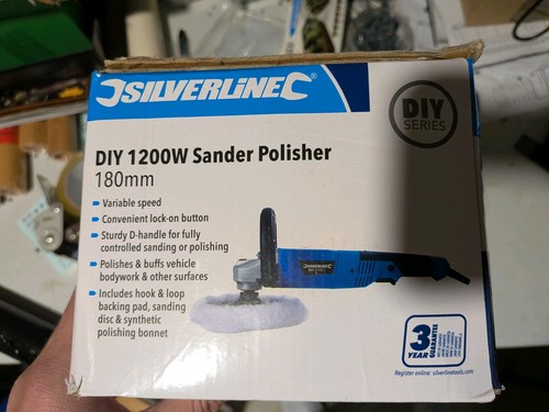 Silverline 1200w 180mm sander - silverline,