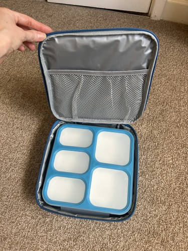 Light blue compartment - blue, bento