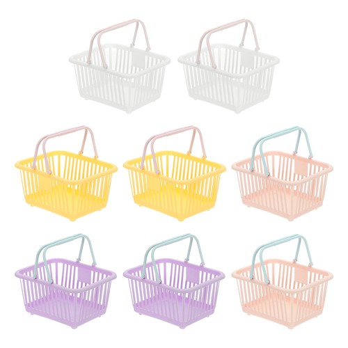 8pcs mini shopping basket with - mini,