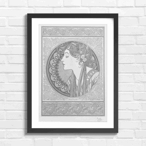 Art nouveau woman - nouveau,