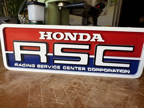 Printed honda racing - 3d,