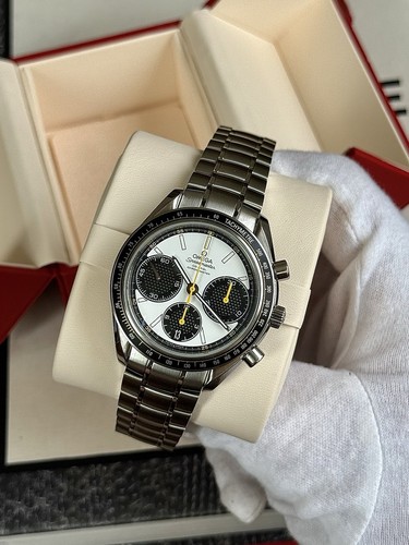 Omega speedmaster racing white - speedmaster,