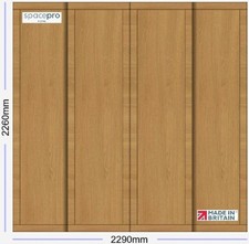 Spacepro 4 Door Shaker Oak