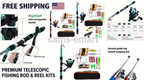 Telescopic fishing rod and - fishing,