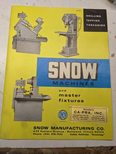 Snow machines drill tap - snow,