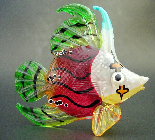 Handmade little glass - glass, fish