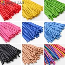 100 X Long Plain Balloons Latex Balons 260Q Twisting Modelling Long Ballons UK