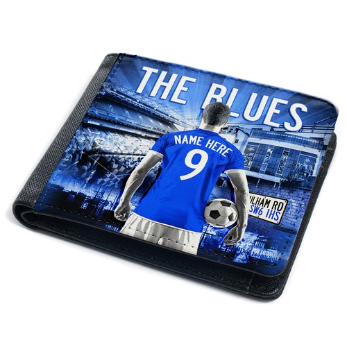 Personalised chelsea wallet - personalised,