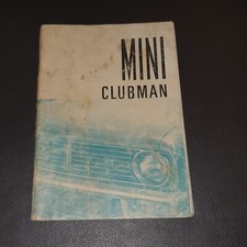 Mini Clubman Vintage Handbook loft find