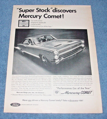 1966 mercury comet - mercury, cyclone