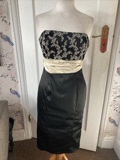 Coast Dress Vintage Glamour Strapless Size 12