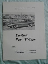 Jaguar E Type Autocar reprint
