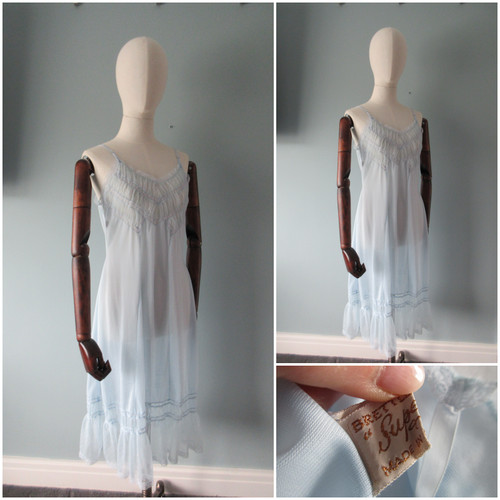 Vintage 1950s full slip sheer - 1950s,