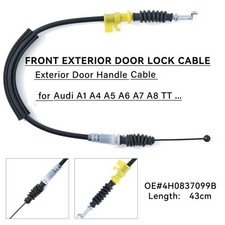Exterior Door Handle Cable Front/Rear For Audi A1 A4 A5 A6 A7 A8 TT 4H0837099B